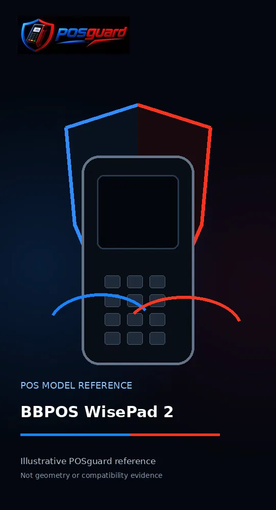 BBPOS WisePad 2 — POSguard model reference visual