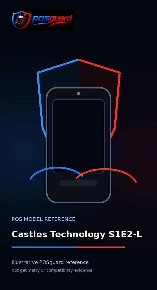 Castles Technology S1E2-L — POSguard model reference visual