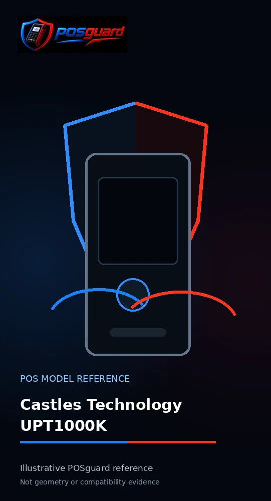 Castles Technology UPT1000K — POSguard model reference visual