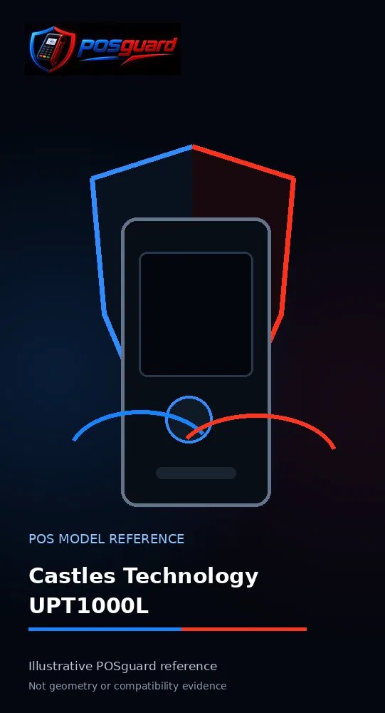 Castles Technology UPT1000L — POSguard model reference visual
