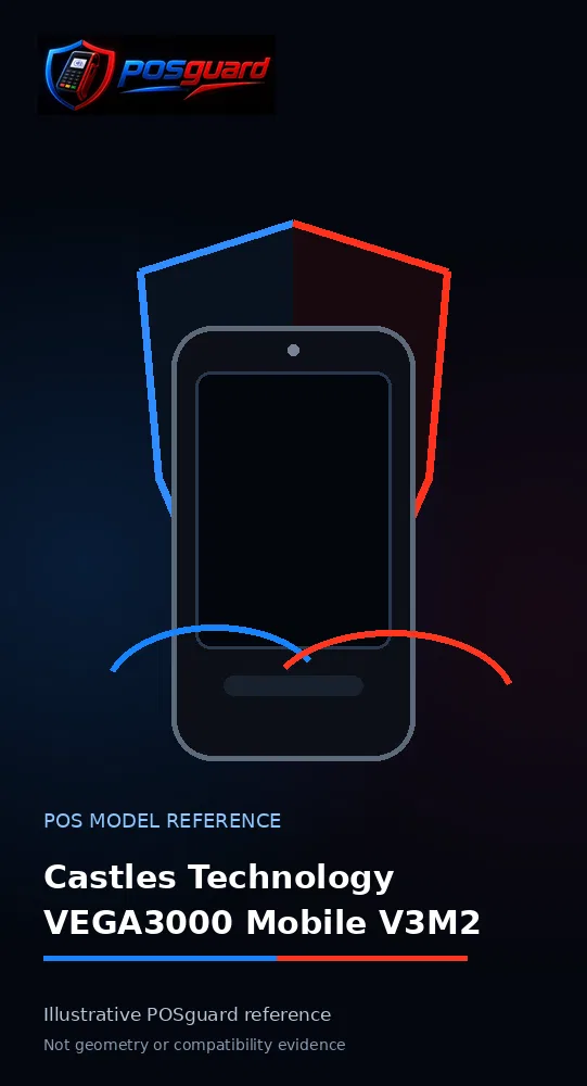 Castles Technology VEGA3000 Mobile V3M2 — POSguard-referensbild för modellen