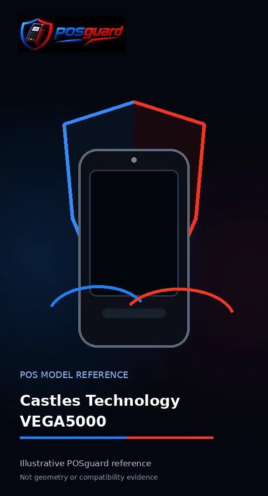 Castles Technology VEGA5000 — POSguard model reference visual