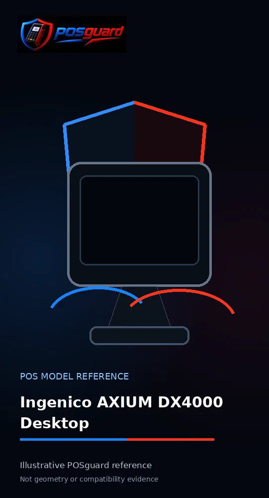Ingenico AXIUM DX4000 Desktop — POSguard model reference visual