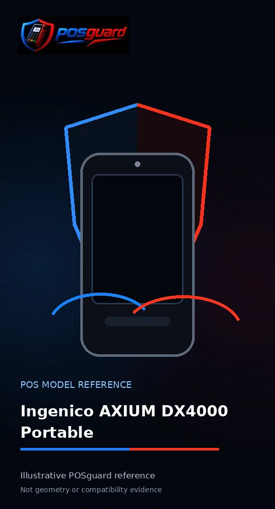 Ingenico AXIUM DX4000 Portable — POSguard model reference visual