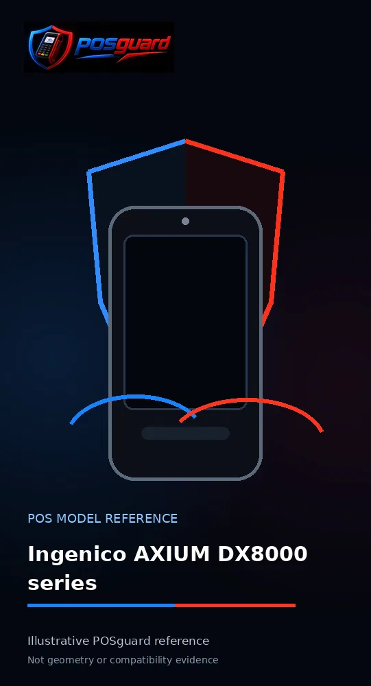 Ingenico AXIUM DX8000 series — POSguard model reference visual