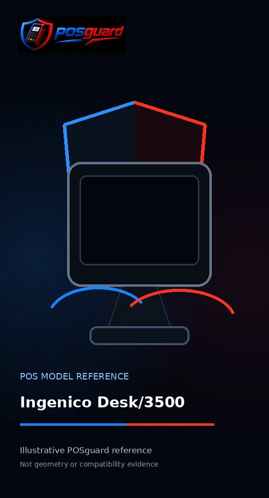 Ingenico Desk/3500 — POSguard model reference visual