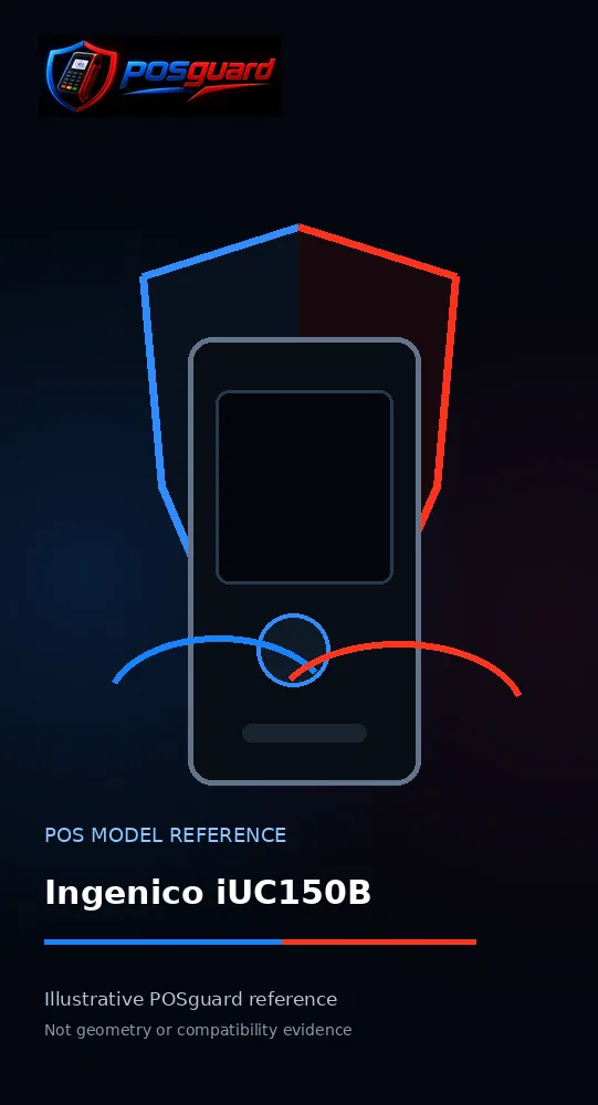 Ingenico iUC150B — POSguard model reference visual