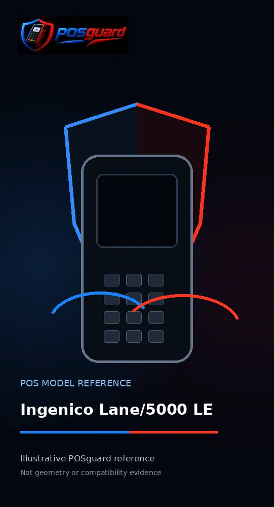 Ingenico Lane/5000 LE — POSguard model reference visual