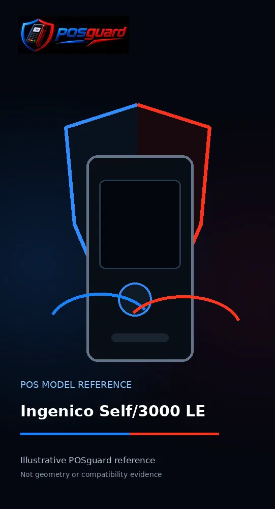 Ingenico Self/3000 LE — visuale di riferimento del modello POSguard