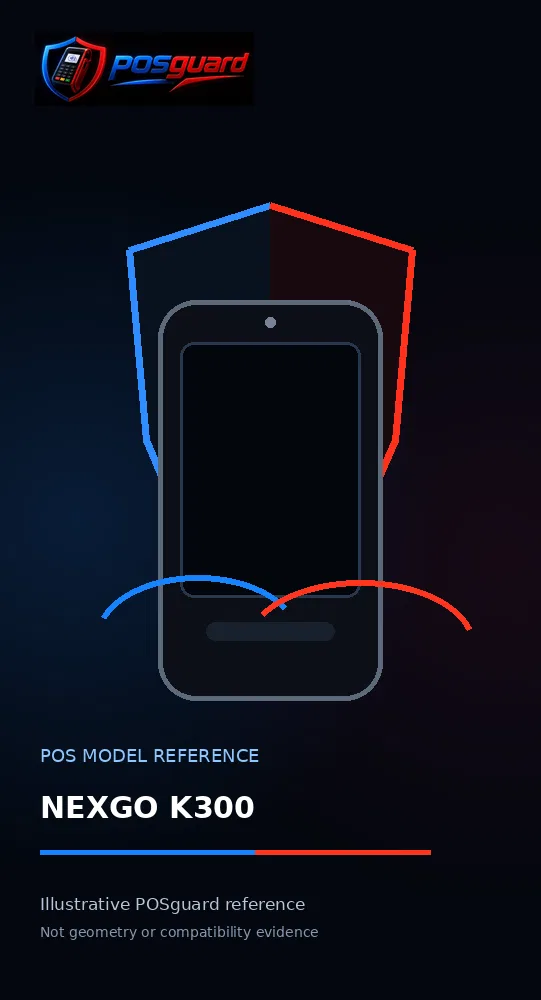 NEXGO K300 — referenční vizuál modelu POSguard