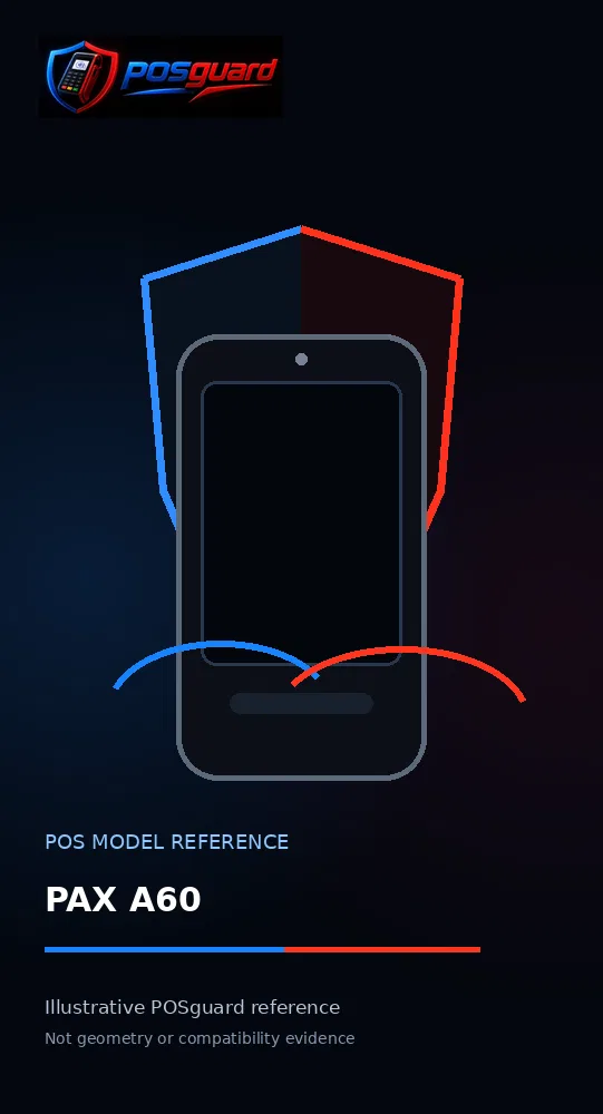 PAX A60 — визуална референция за модел от POSguard