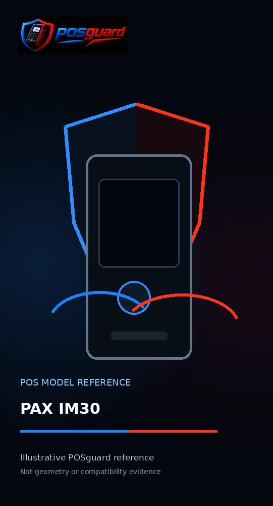 PAX IM30 — POSguard model reference visual