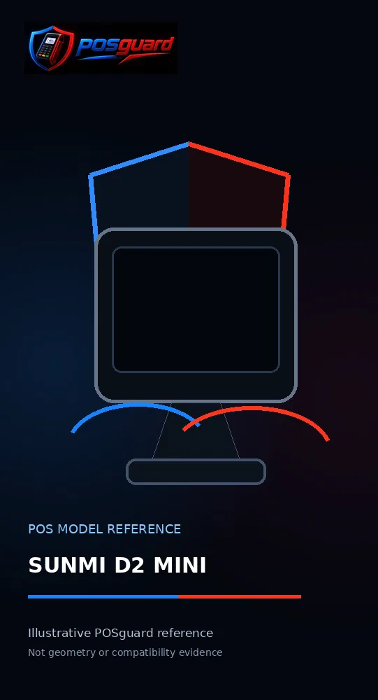 SUNMI D2 MINI — POSguard model reference visual
