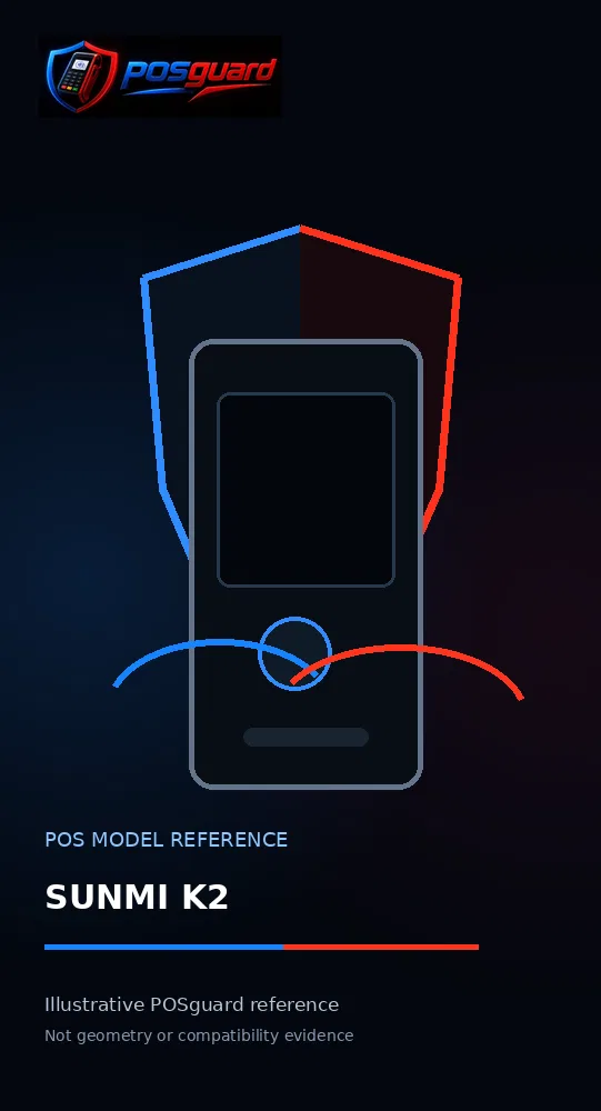 SUNMI K2 — POSguard model reference visual