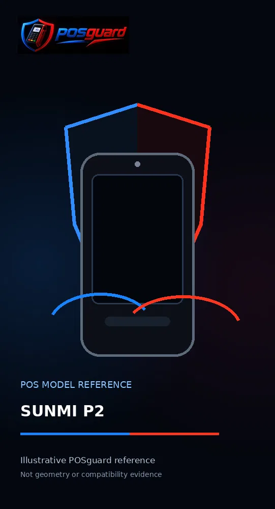 SUNMI P2 — POSguard model reference visual