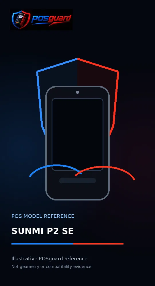 SUNMI P2 SE — vizual de referință pentru modelul POSguard