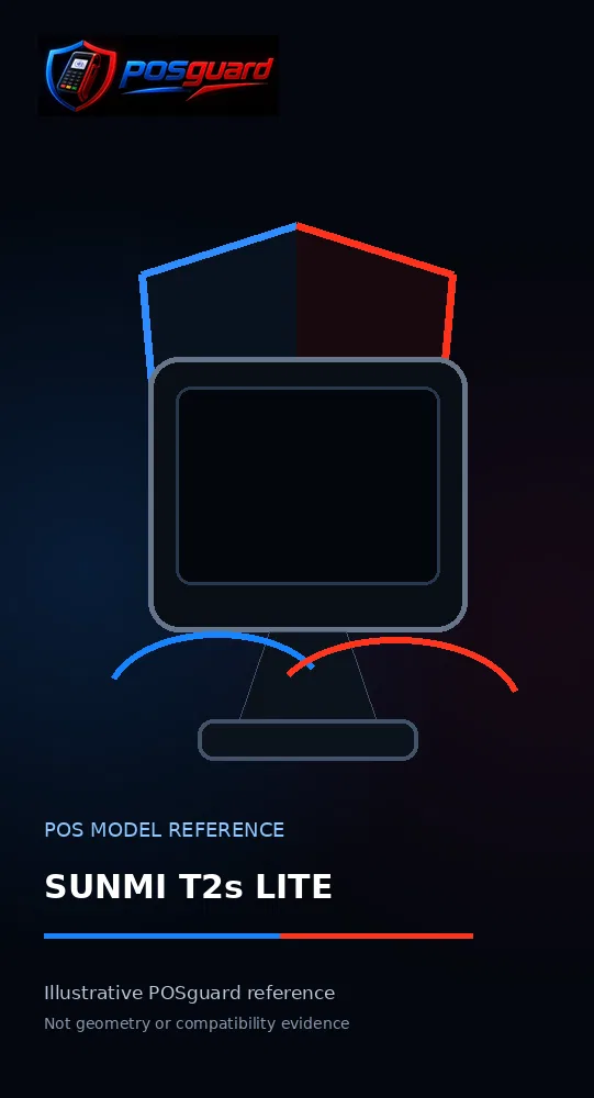 SUNMI T2s LITE — POSguard model reference visual