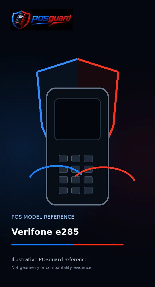 Verifone e285 — POSguard model reference visual