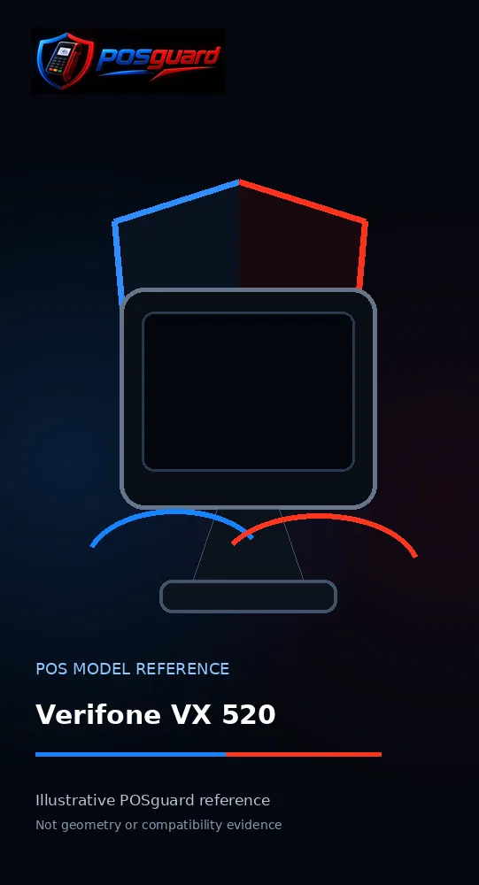 Verifone VX 520 — POSguard model reference visual